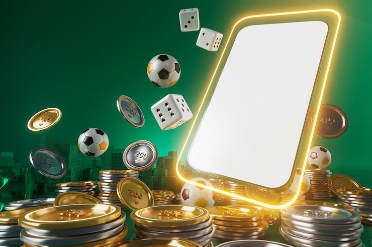 Ilustrasi pengguna menikmati promosi bonus di smartphone dengan suasana yang nyaman